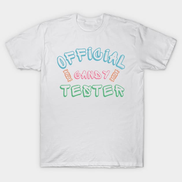 Official Candy Tester. Cute Halloween Costume Kids T-Shirt by That Cheeky Tee